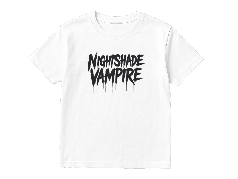 NightShade Vampire White T-Shirt
